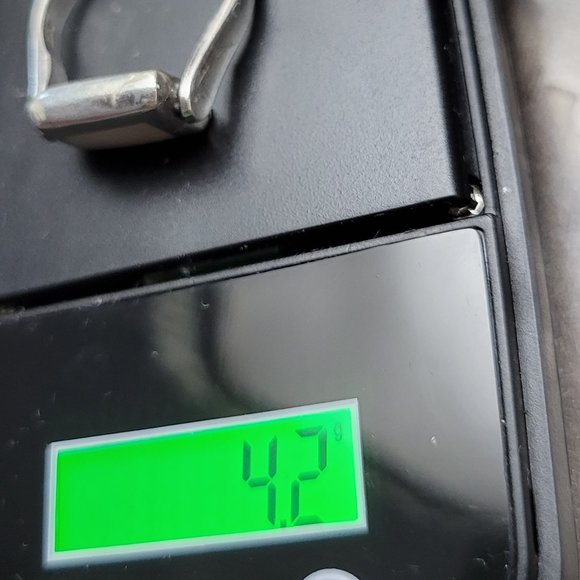 Stress Relief Anxious Ring Spinner Luster MOP 925 - Picture 6 of 11